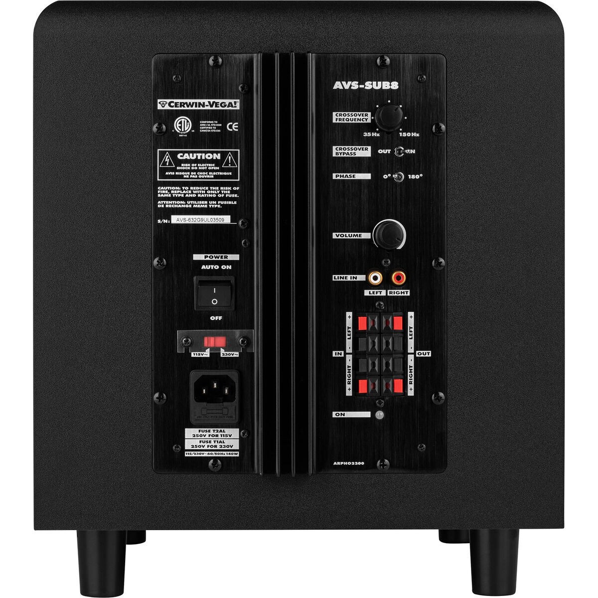 CerwinVega AVS632 Complete Home Theater Speaker Package